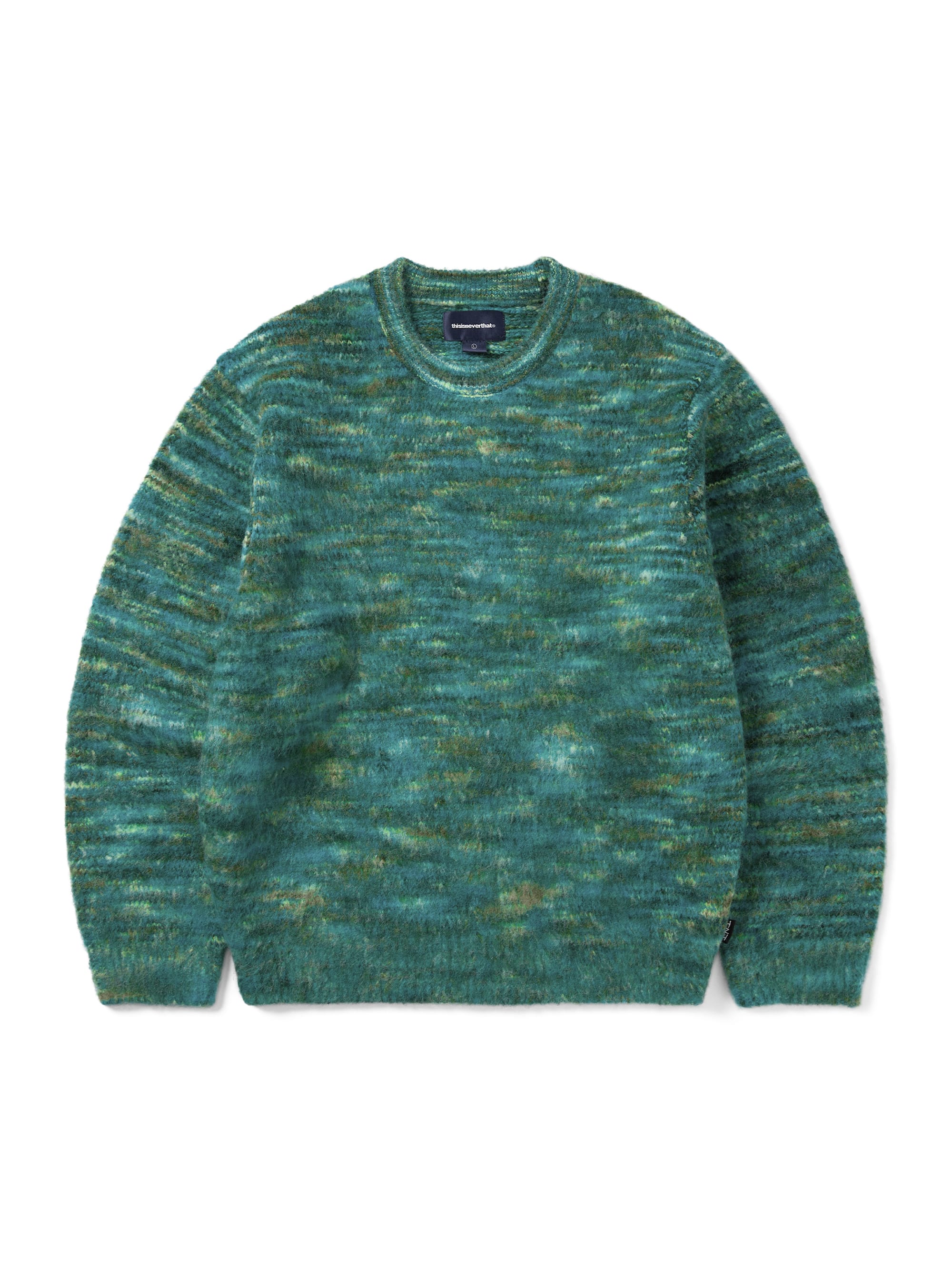 thisisneverthat - Static Knit Sweater (Green) product image 1 | TRAB K-Fashion Australia