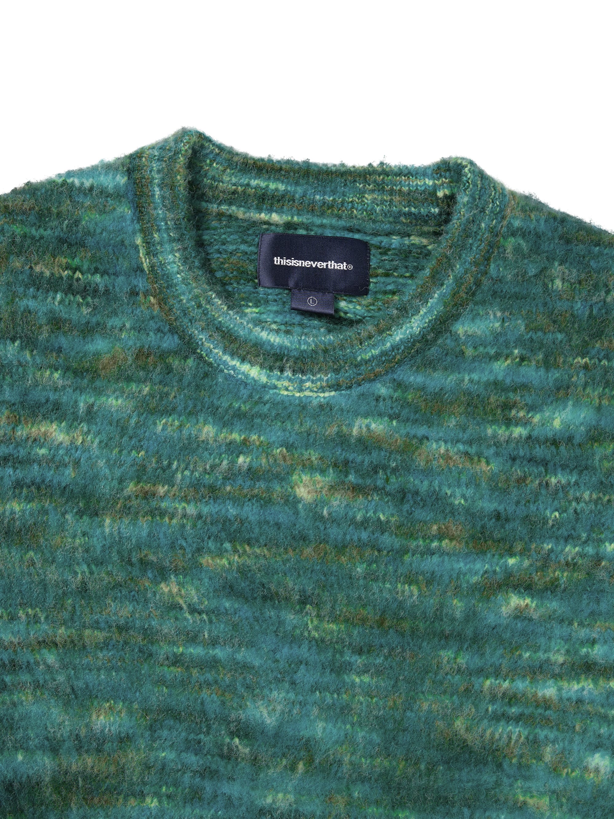 thisisneverthat - Static Knit Sweater (Green) product image 2 | TRAB K-Fashion Australia