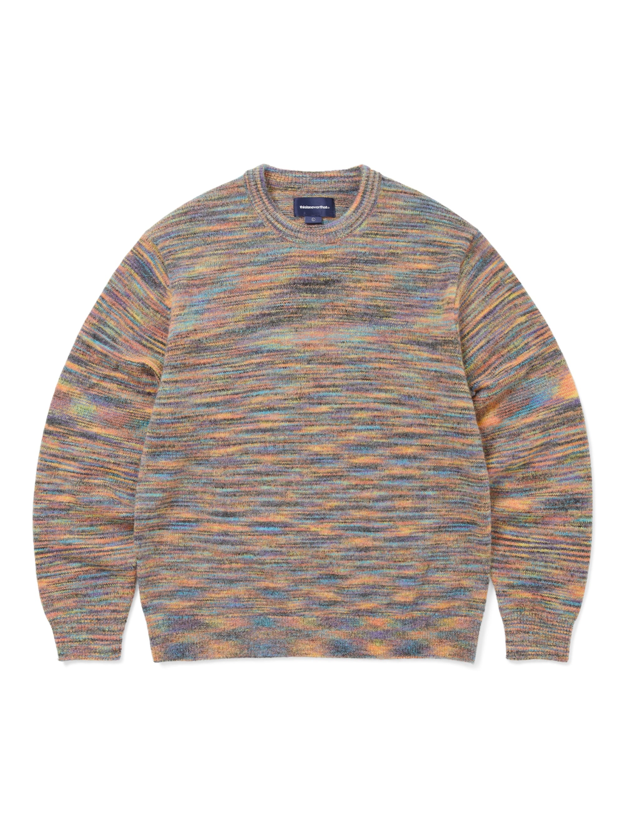 thisisneverthat - Static Knit Sweater (Rainbow) product image 1 | TRAB K-Fashion Australia