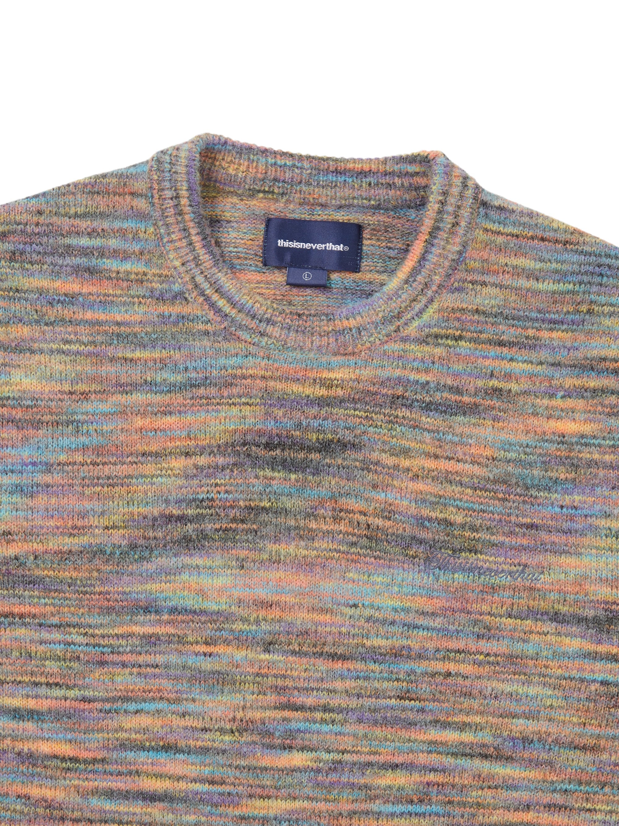 thisisneverthat - Static Knit Sweater (Rainbow) product image 2 | TRAB K-Fashion Australia