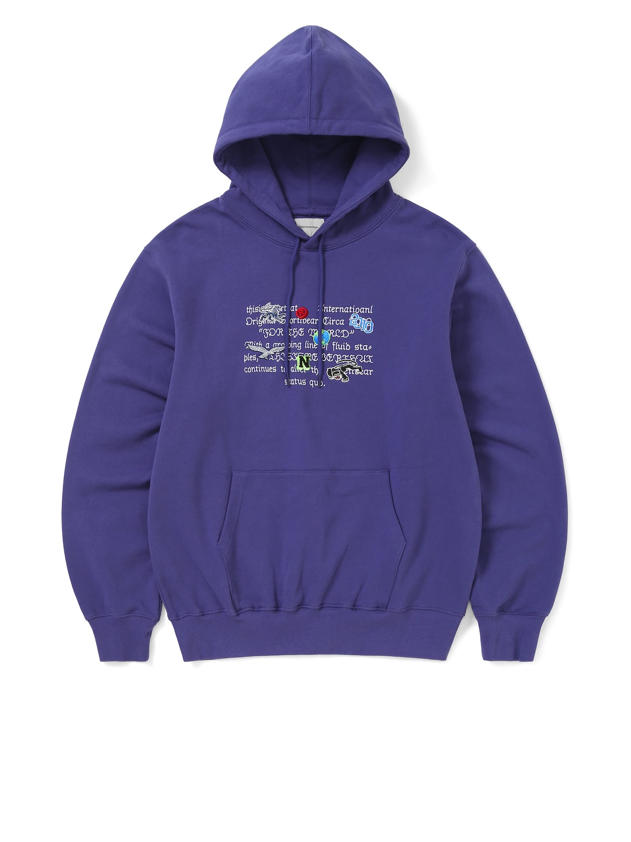 thisisneverthat - Sticker Hoodie (Purple) product image 1 | TRAB K-Fashion Australia
