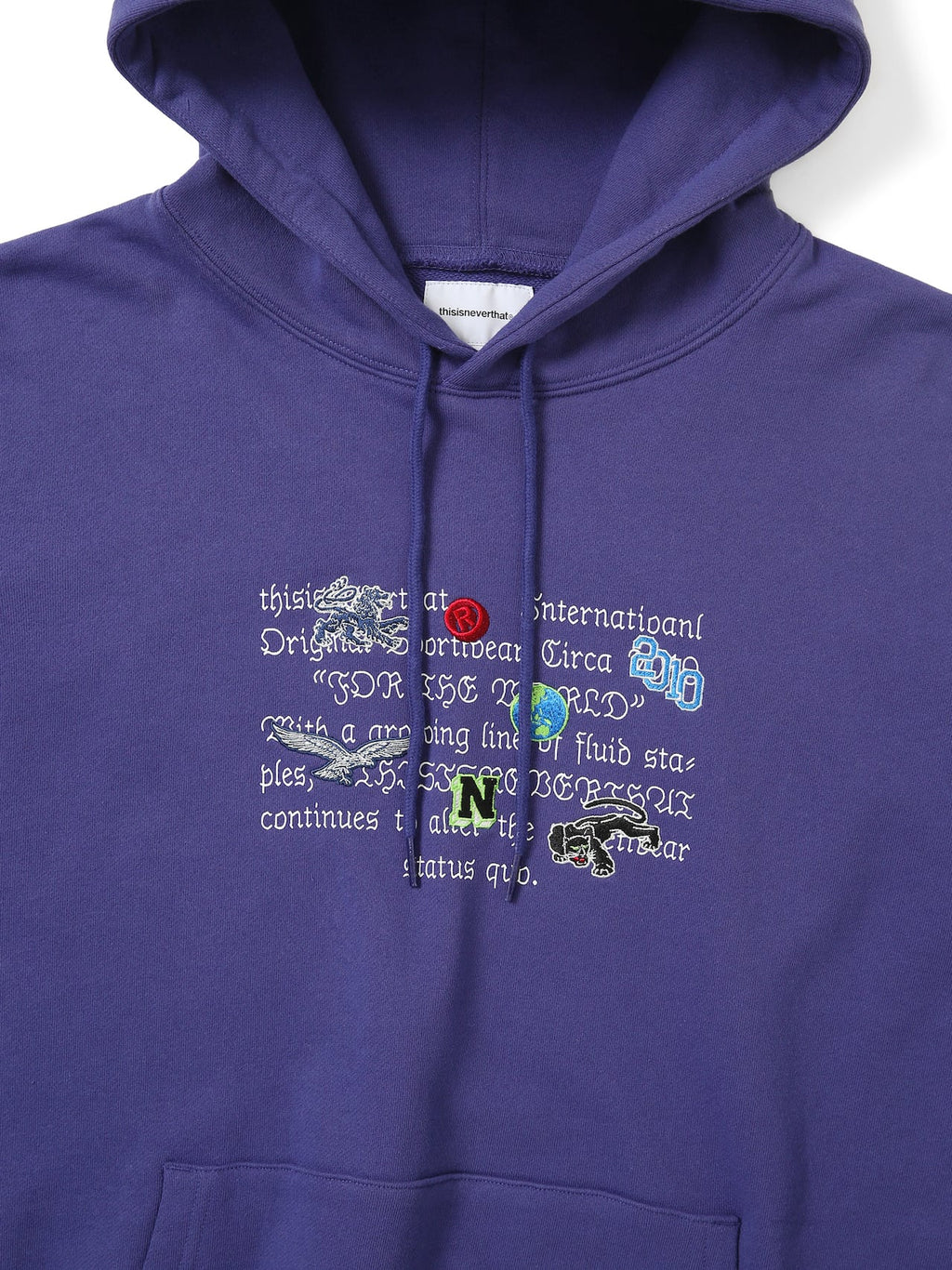 thisisneverthat - Sticker Hoodie (Purple) product image 2 | TRAB K-Fashion Australia