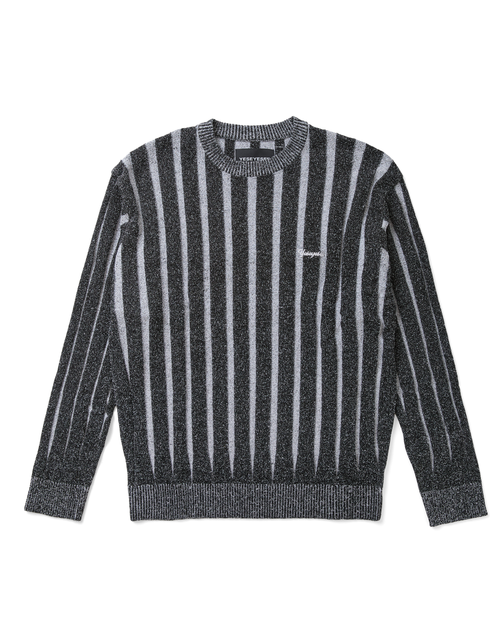 yeseyesee - Stipe Knit Pullover (Black) product image 1 | TRAB K-Fashion Australia