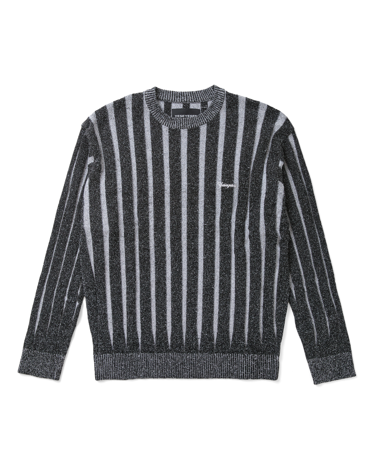 yeseyesee - Stipe Knit Pullover (Black) product image 1 | TRAB K-Fashion Australia