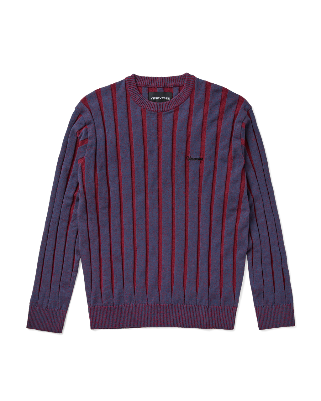 yeseyesee - Stipe Knit Pullover (Navy) product image 1 | TRAB K-Fashion Australia
