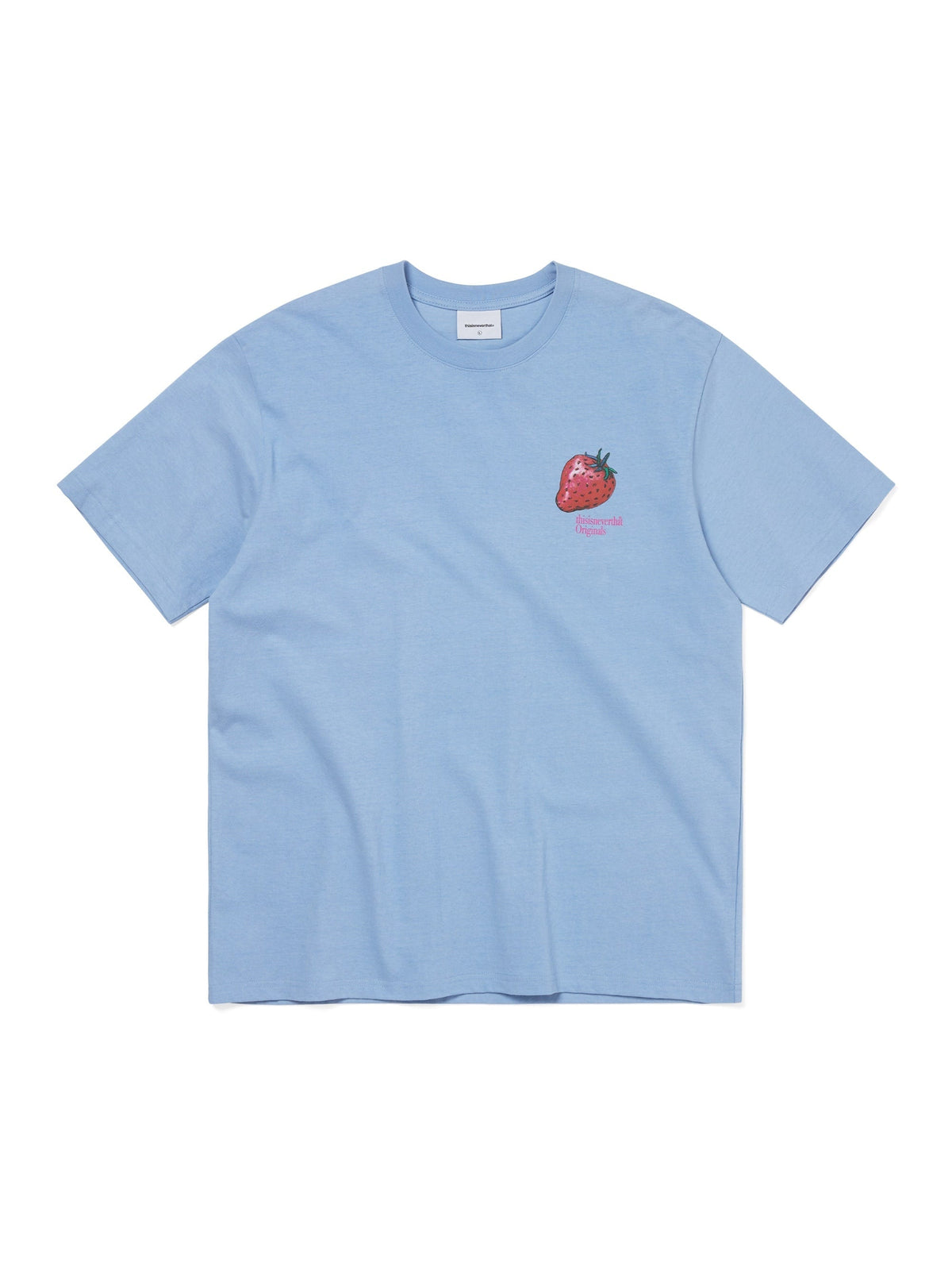 thisisneverthat - Strawberry Tee (Lavender Grey) product image 1 | TRAB K-Fashion Australia