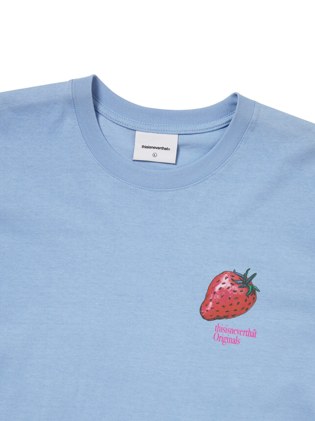 thisisneverthat - Strawberry Tee (Lavender Grey) product image 2 | TRAB K-Fashion Australia