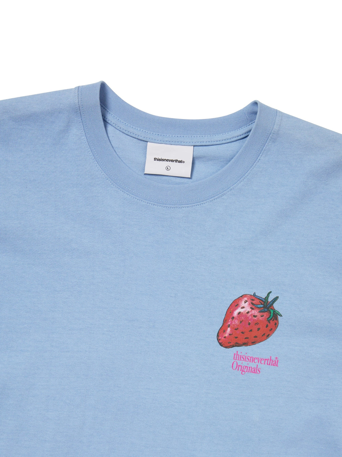 thisisneverthat - Strawberry Tee (Lavender Grey) product image 2 | TRAB K-Fashion Australia