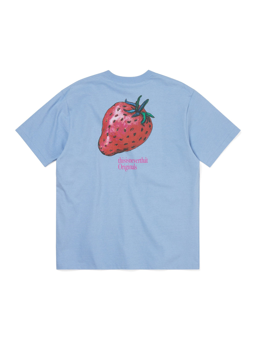 thisisneverthat - Strawberry Tee (Lavender Grey) product image 3 | TRAB K-Fashion Australia