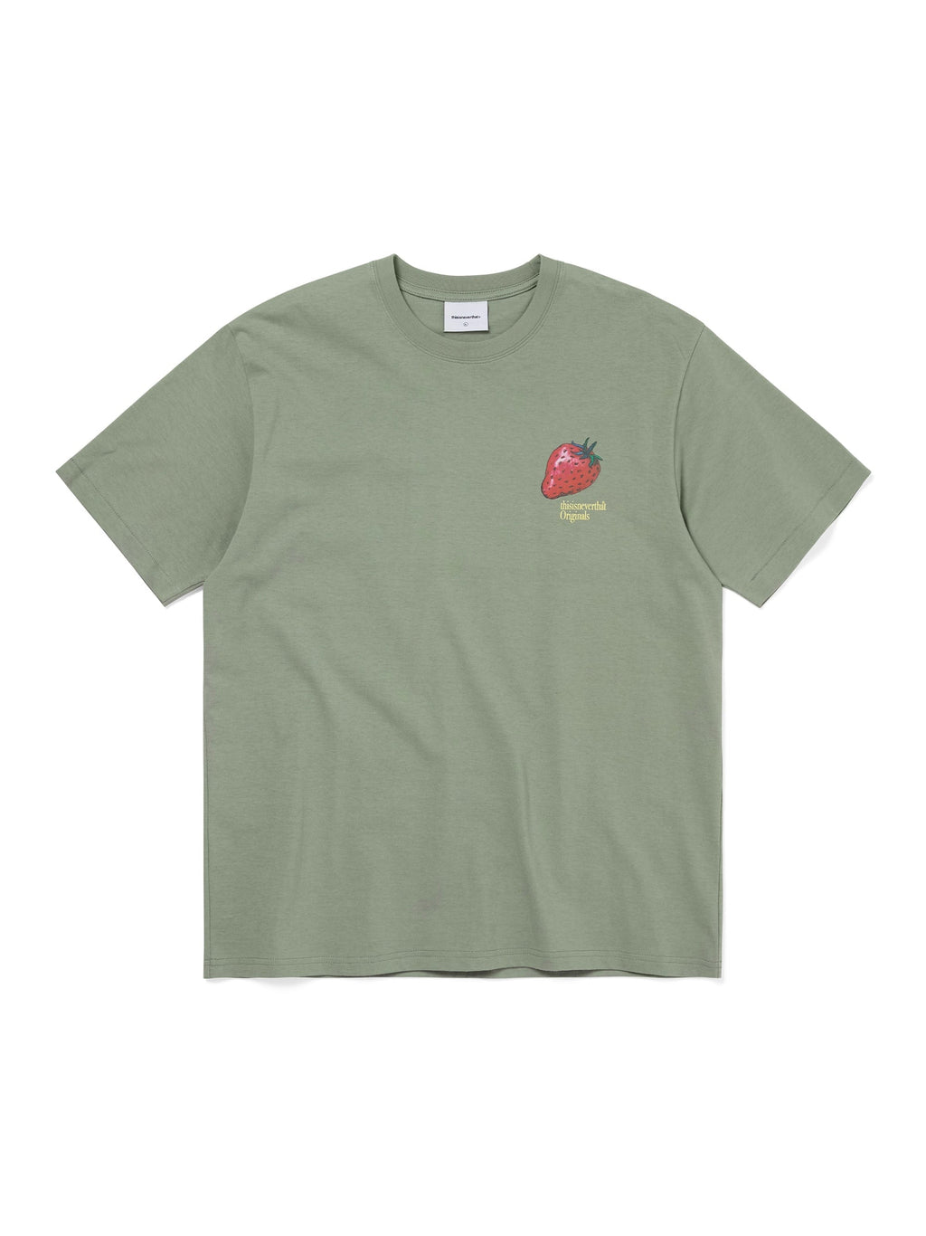 thisisneverthat - Strawberry Tee (Olive) product image 1 | TRAB K-Fashion Australia