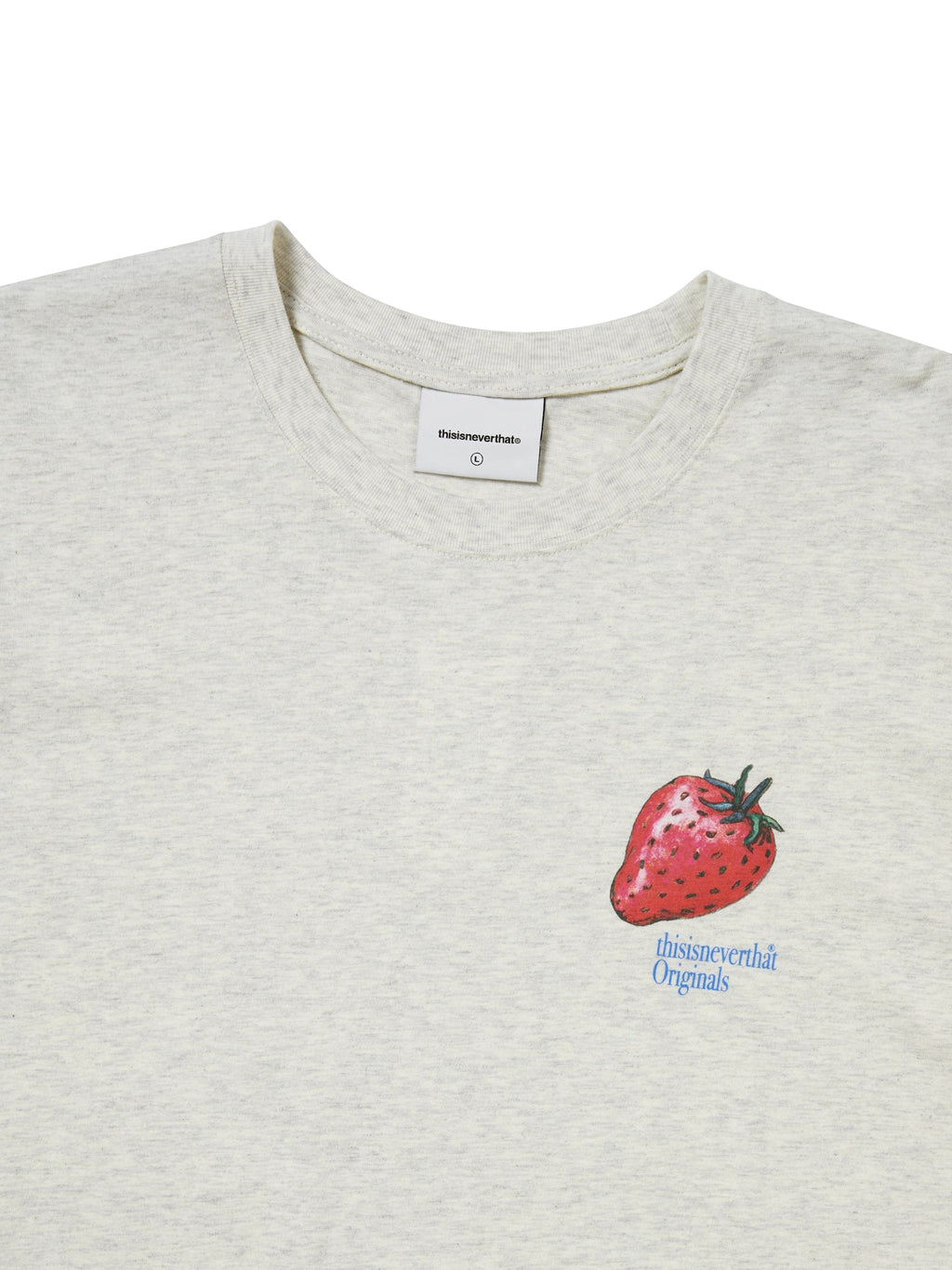 thisisneverthat - Strawberry Tee (Oatmeal) product image 2 | TRAB K-Fashion Australia
