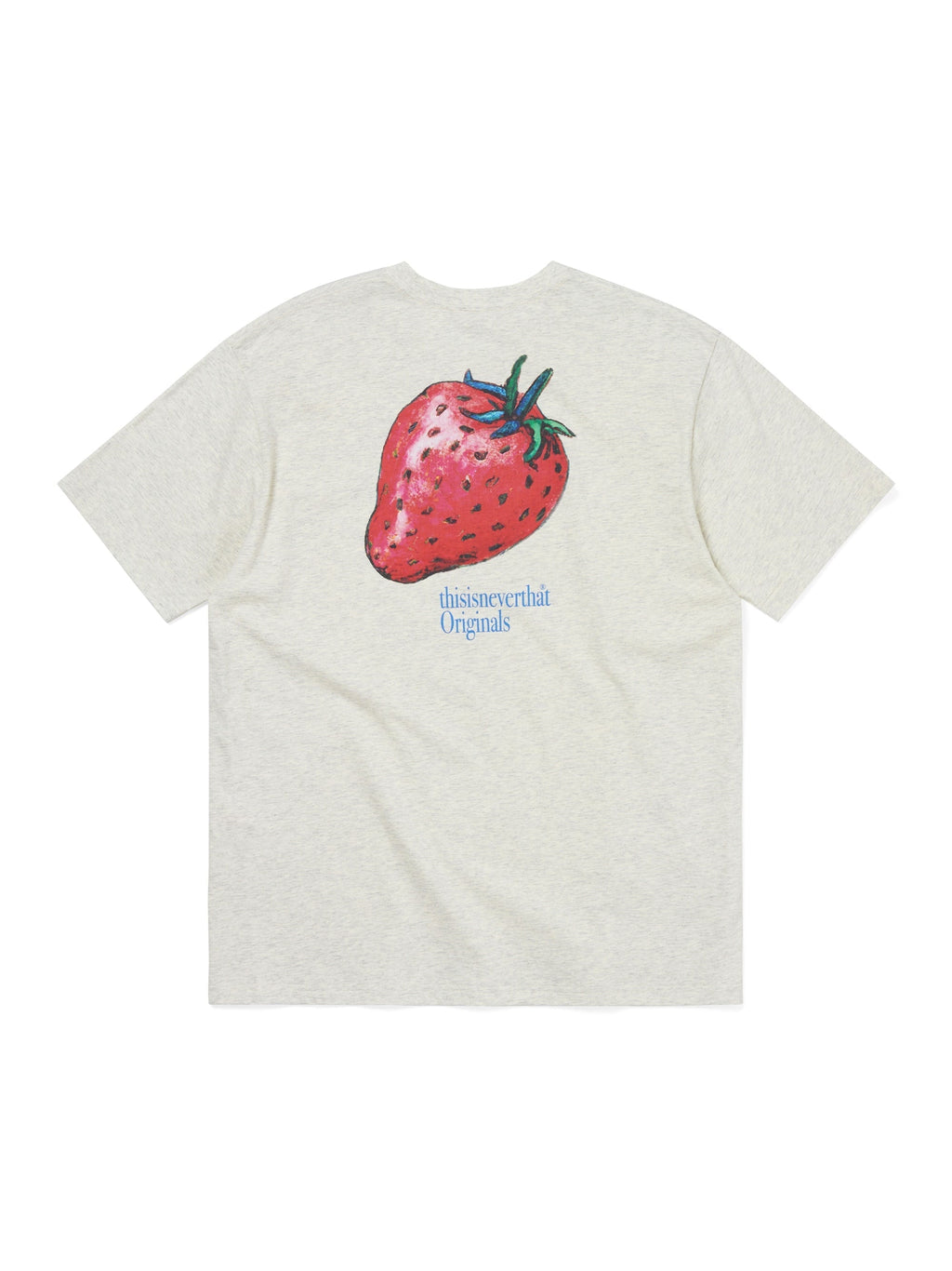 thisisneverthat - Strawberry Tee (Oatmeal) product image 3 | TRAB K-Fashion Australia