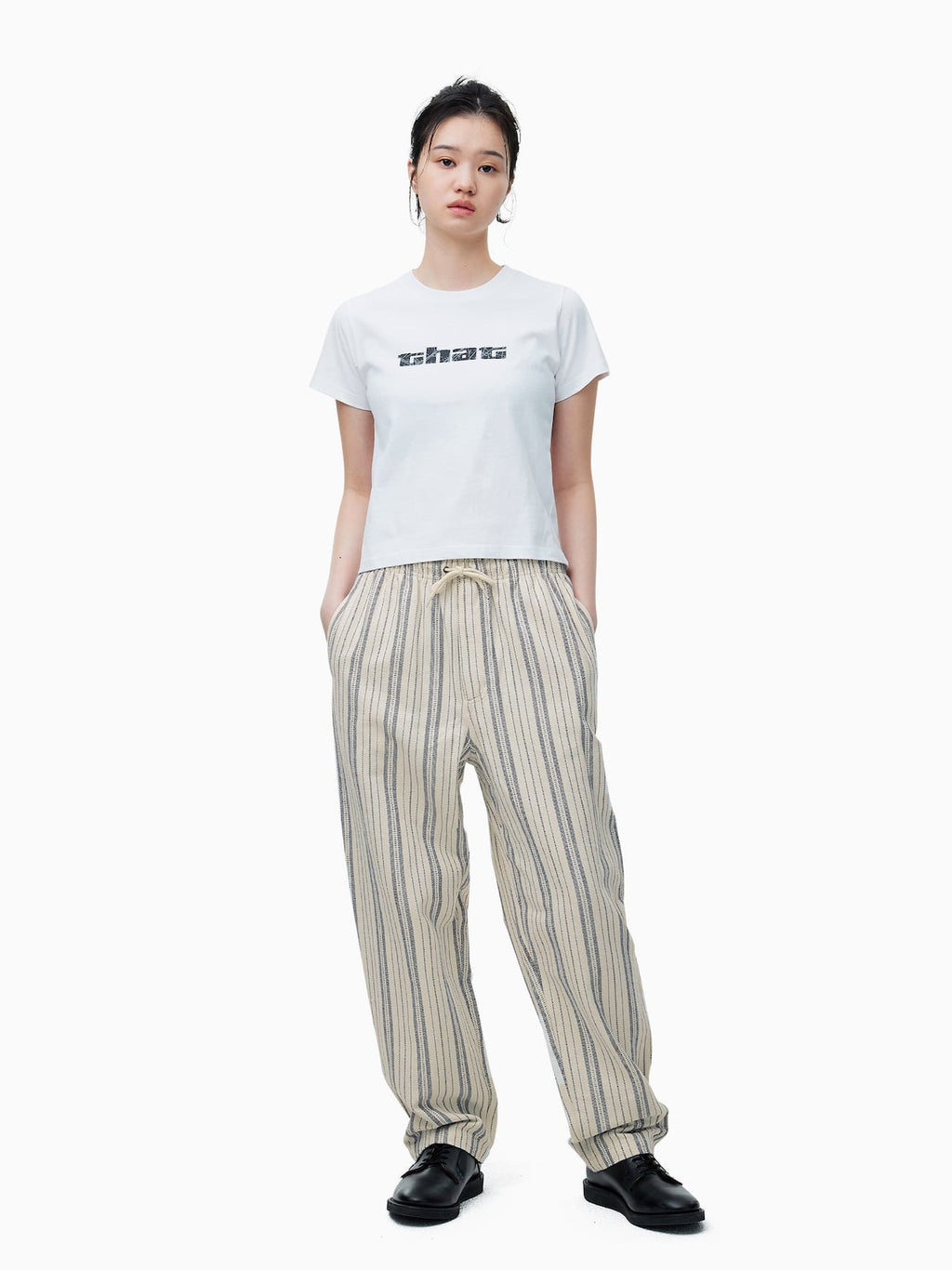 thisisneverthat - Stripe Jacquard Pant Purple (olive) product image 7 | TRAB K-Fashion Australia