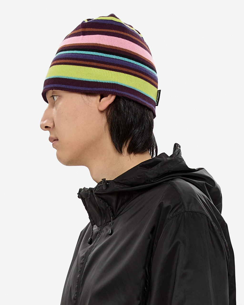 yeseyesee - Stripe Beanie (Brown) product image 5 | TRAB K-Fashion Australia
