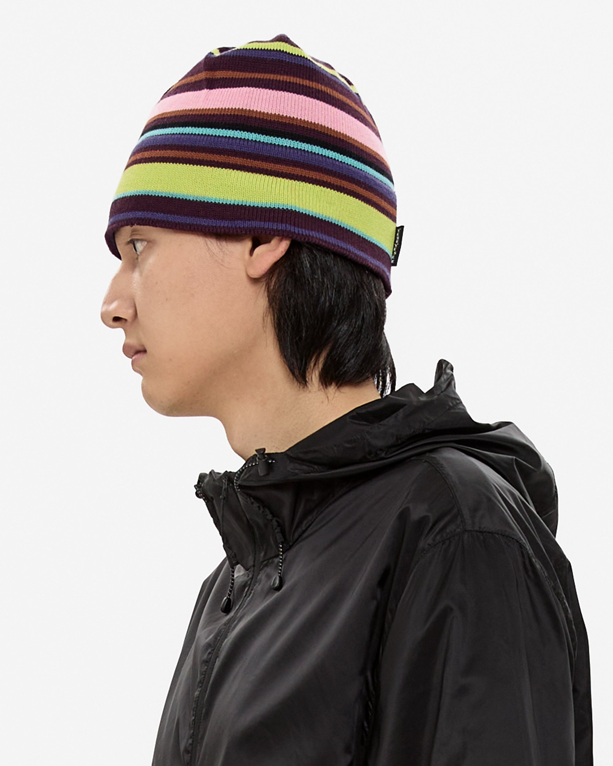 yeseyesee - Stripe Beanie (Brown) product image 5 | TRAB K-Fashion Australia