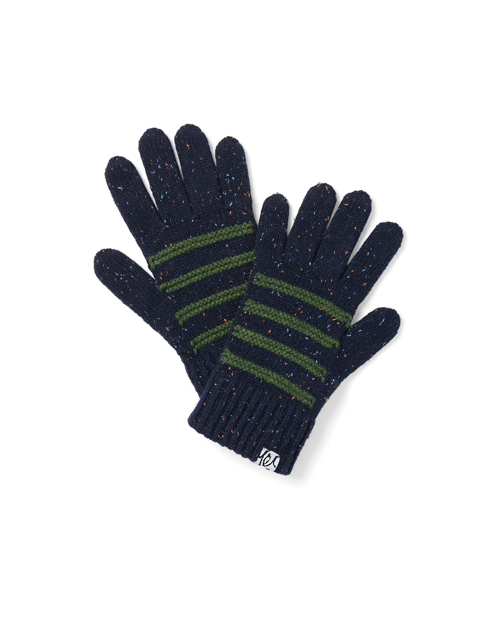 yeseyesee - Stripe Knit Gloves (Navy) product image 3 | TRAB K-Fashion Australia