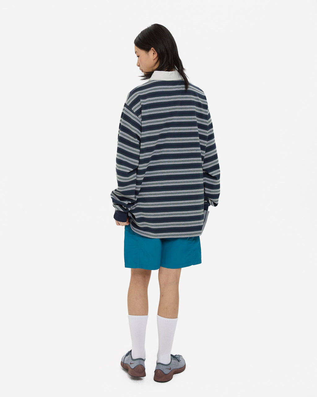 yeseyesee - Stripe Star Rugby Shirt (Grey) product image 12 | TRAB K-Fashion Australia