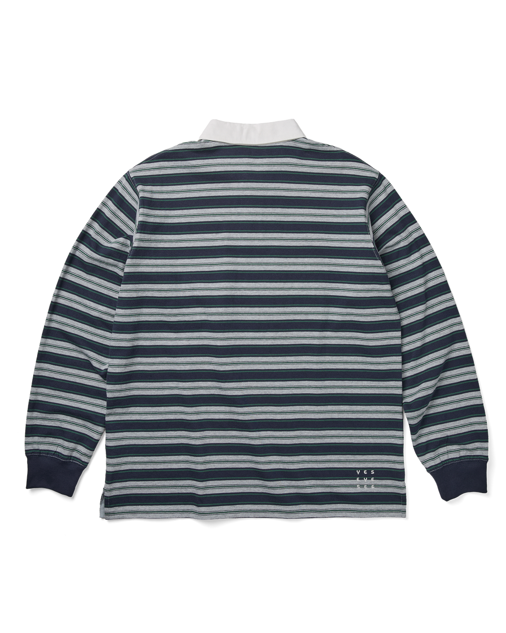 yeseyesee - Stripe Star Rugby Shirt (Grey) product image 2 | TRAB K-Fashion Australia