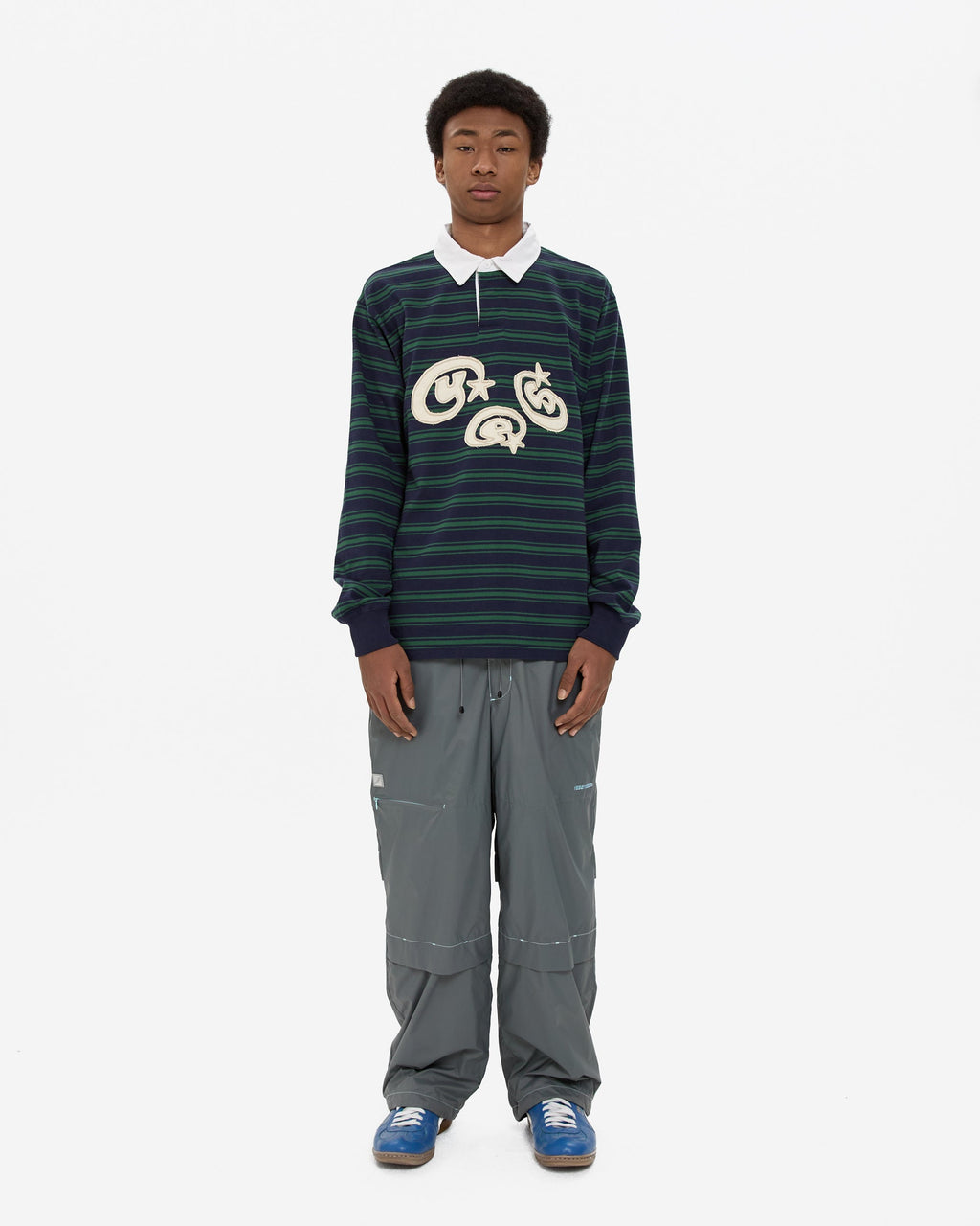 yeseyesee - Stripe Star Rugby Shirt (Green) product image 6 | TRAB K-Fashion Australia