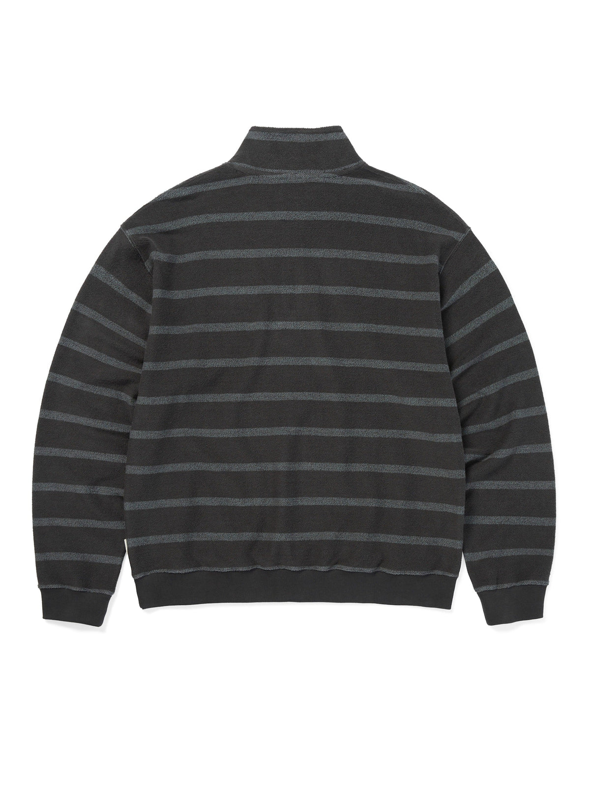 thisisneverthat - Striped Half Zip Sweatshirt (Charcoal) product image 3 | TRAB K-Fashion Australia