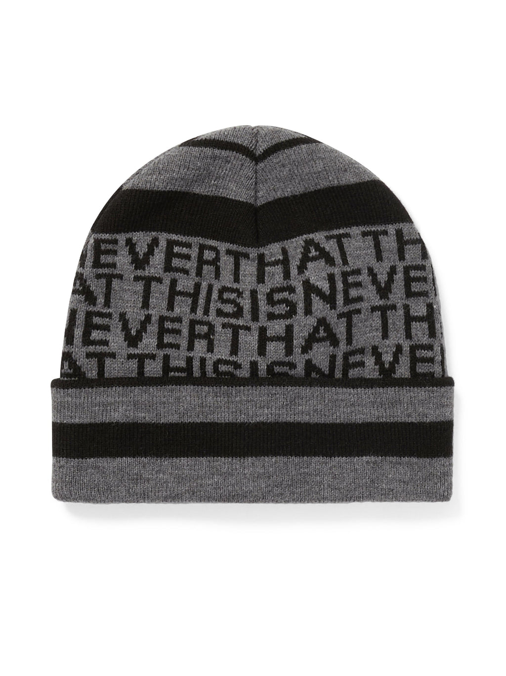 thisisneverthat - Striped Jacquard Beanie (blue) product image 1 | TRAB K-Fashion Australia