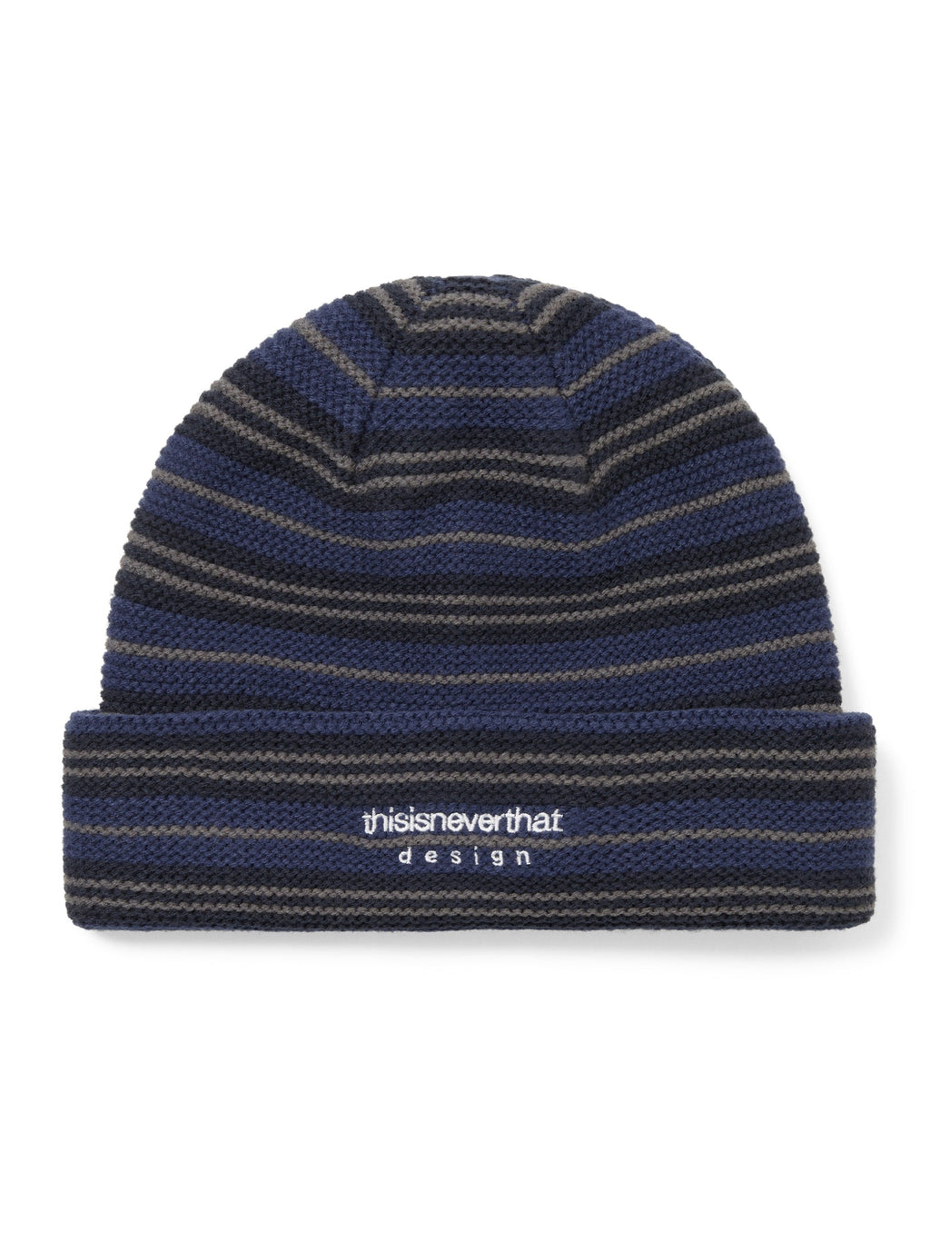 thisisneverthat - Striped Knit Beanie (Blue) product image 1 | TRAB K-Fashion Australia