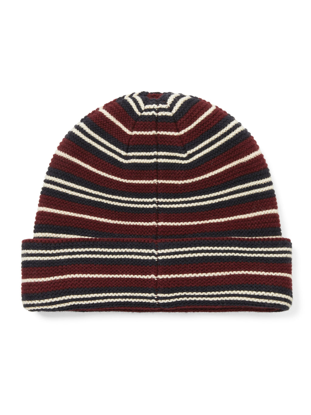 thisisneverthat - Striped Knit Beanie (Burgundy) product image 2 | TRAB K-Fashion Australia