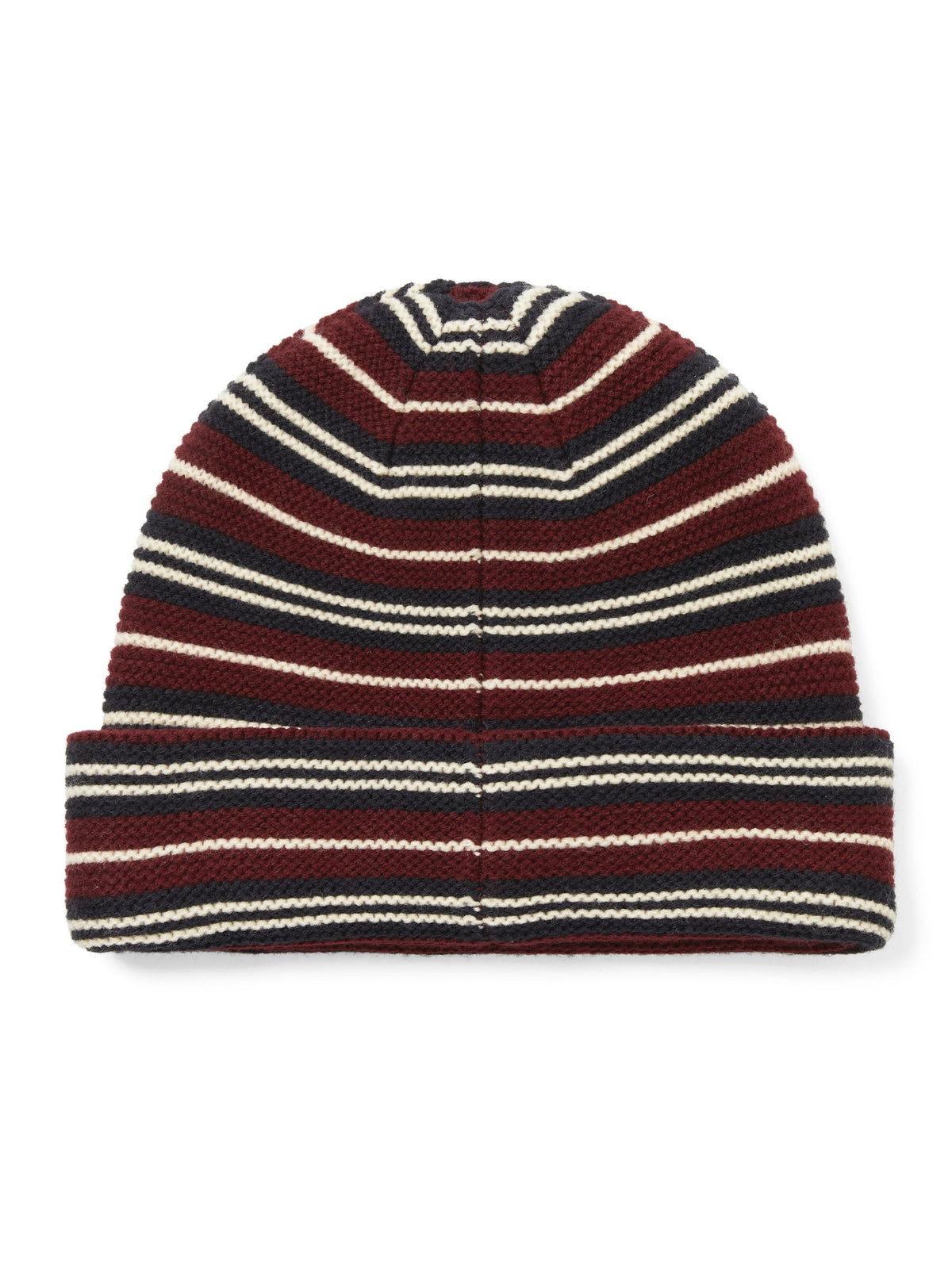 thisisneverthat - Striped Knit Beanie (Burgundy) product image 2 | TRAB K-Fashion Australia