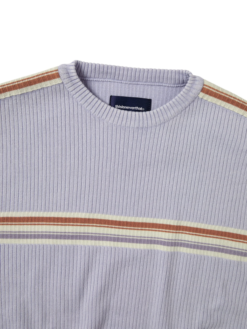 thisisneverthat - Striped Knit L/S Top (Lavender) product image 2 | TRAB K-Fashion Australia