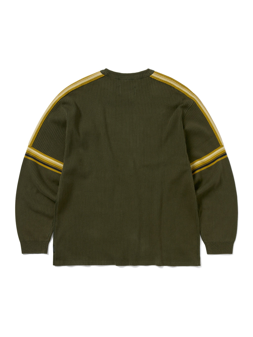 thisisneverthat - Striped Knit L/S Top (Olive) product image 3 | TRAB K-Fashion Australia