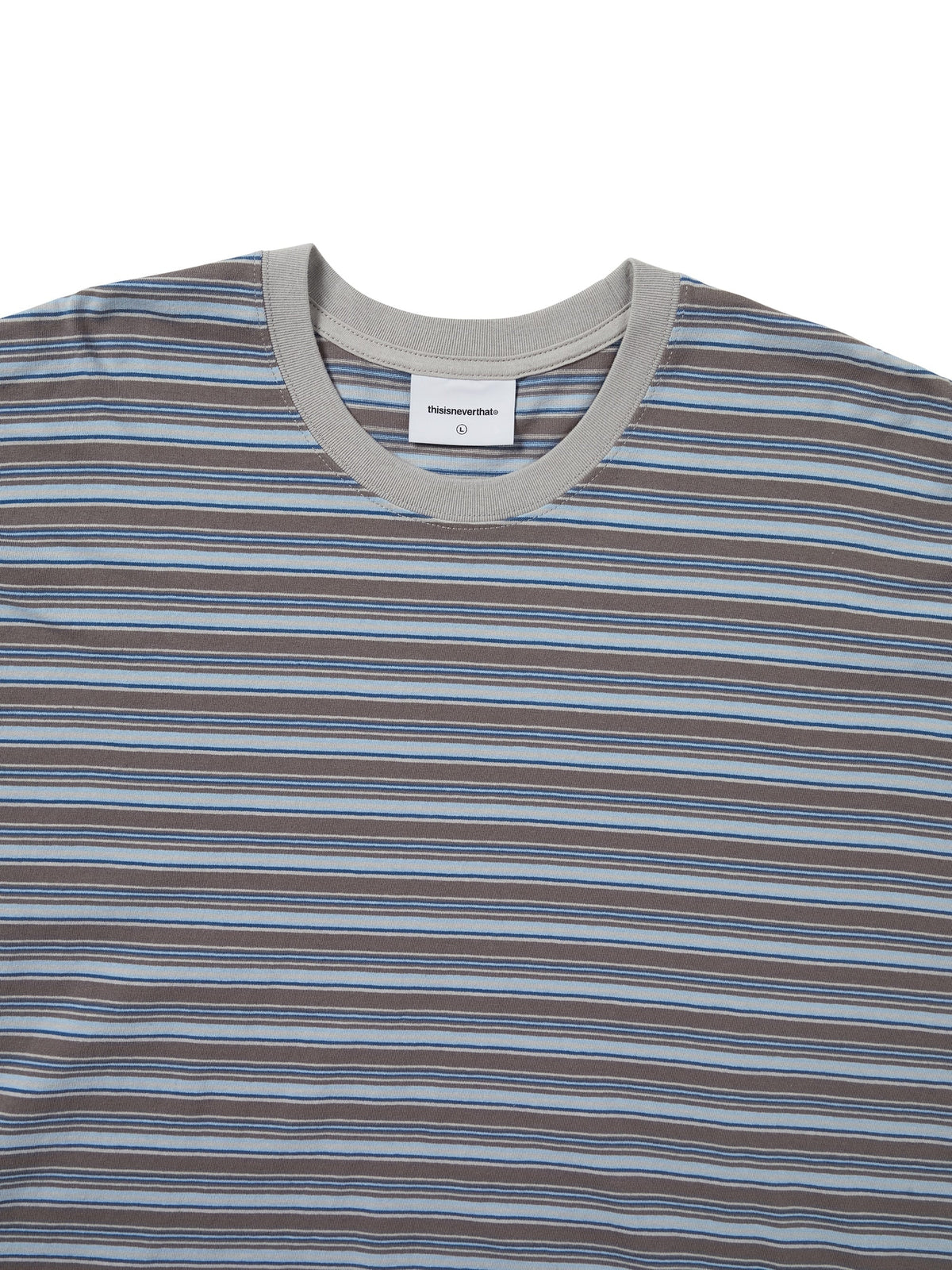 thisisneverthat - Striped L/S Tee (Brown) product image 2 | TRAB K-Fashion Australia