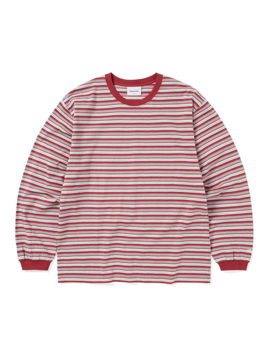 thisisneverthat - Striped L/S Tee (Red) product image 1 | TRAB K-Fashion Australia