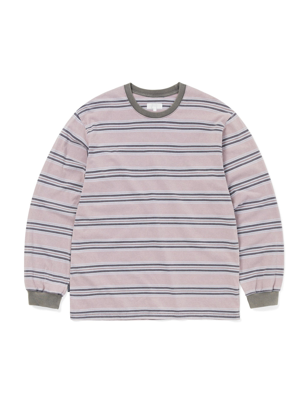 thisisneverthat - Striped L/S Tee (Purple) product image 1 | TRAB K-Fashion Australia