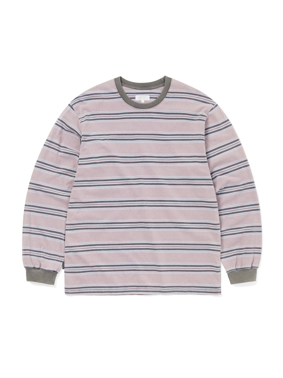 thisisneverthat - Striped L/S Tee (Purple) product image 1 | TRAB K-Fashion Australia