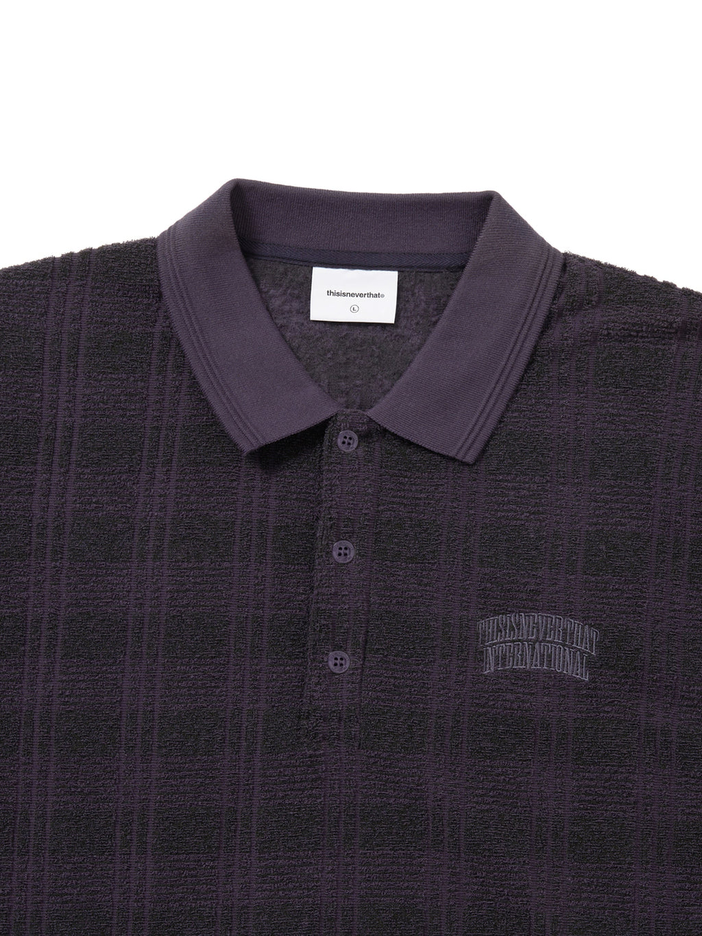 thisisneverthat - Striped Rugby L/S Top (Light Black) product image 2 | TRAB K-Fashion Australia