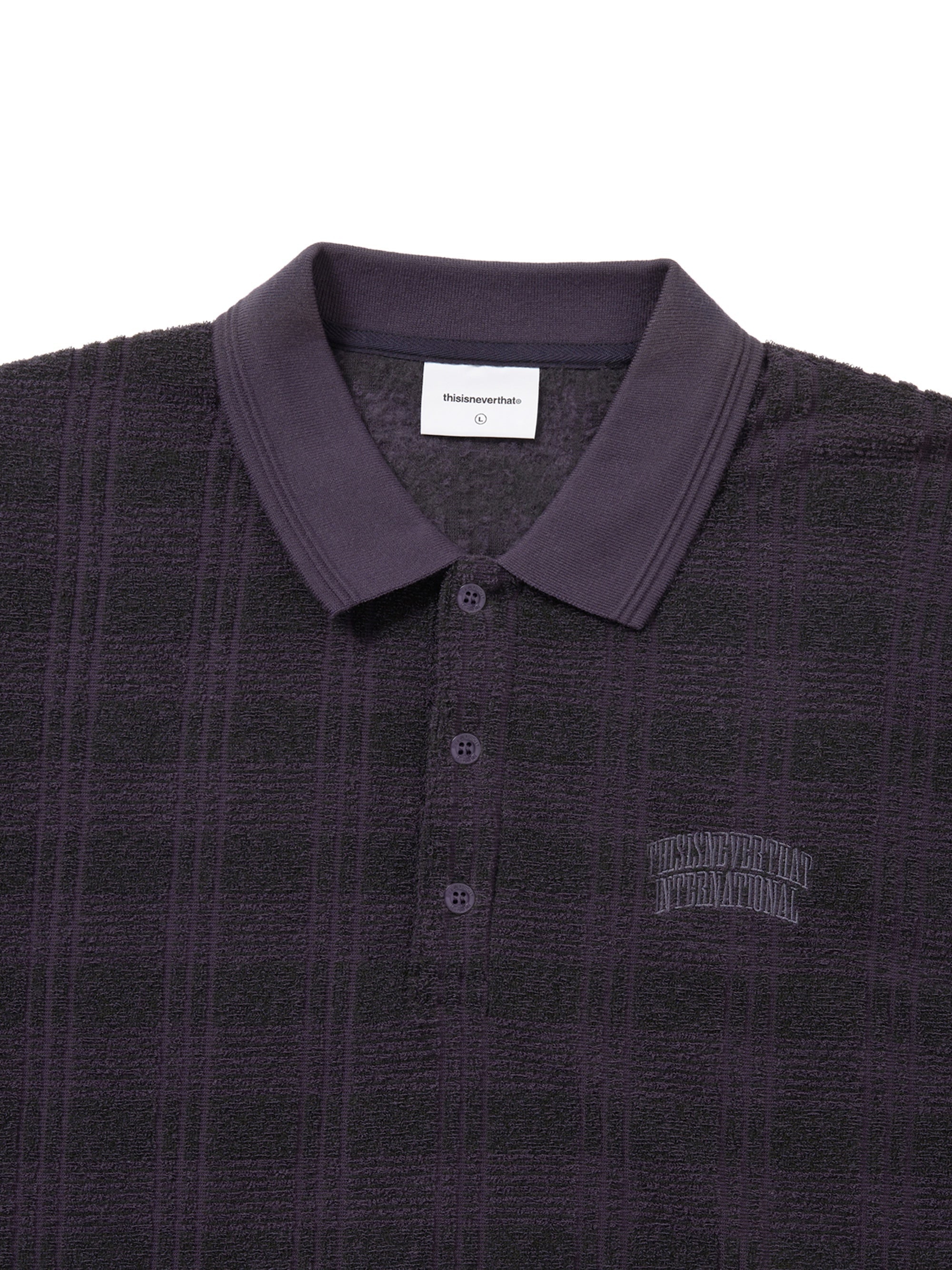 thisisneverthat - Striped Rugby L/S Top (Light Black) product image 2 | TRAB K-Fashion Australia