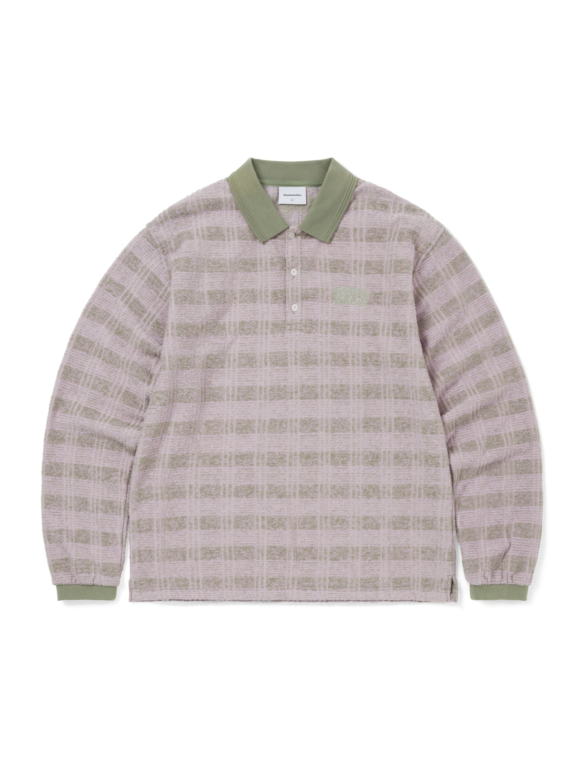 thisisneverthat - Striped Rugby L/S Top Light (Olive) product image 1 | TRAB K-Fashion Australia