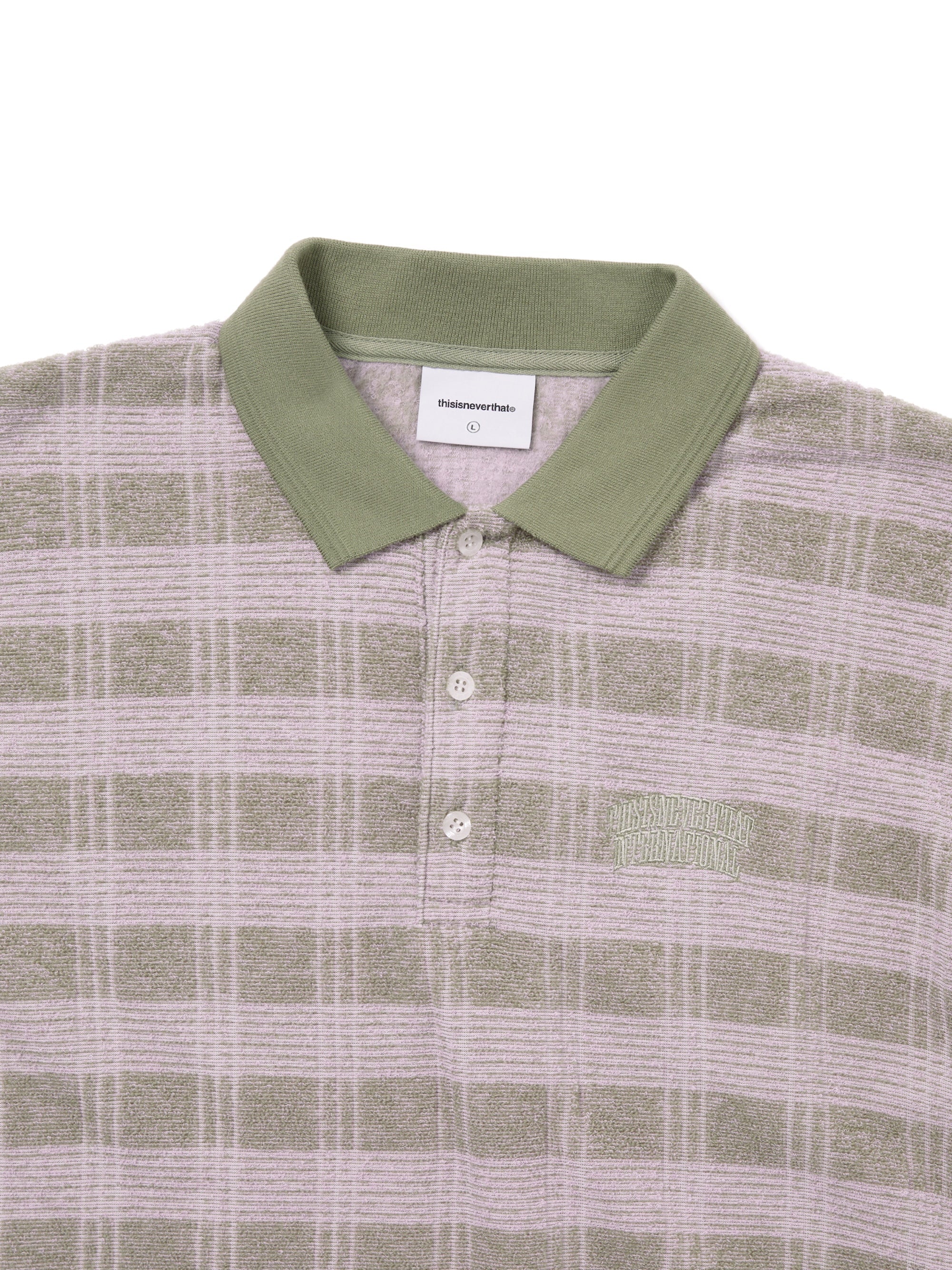 thisisneverthat - Striped Rugby L/S Top Light (Olive) product image 2 | TRAB K-Fashion Australia