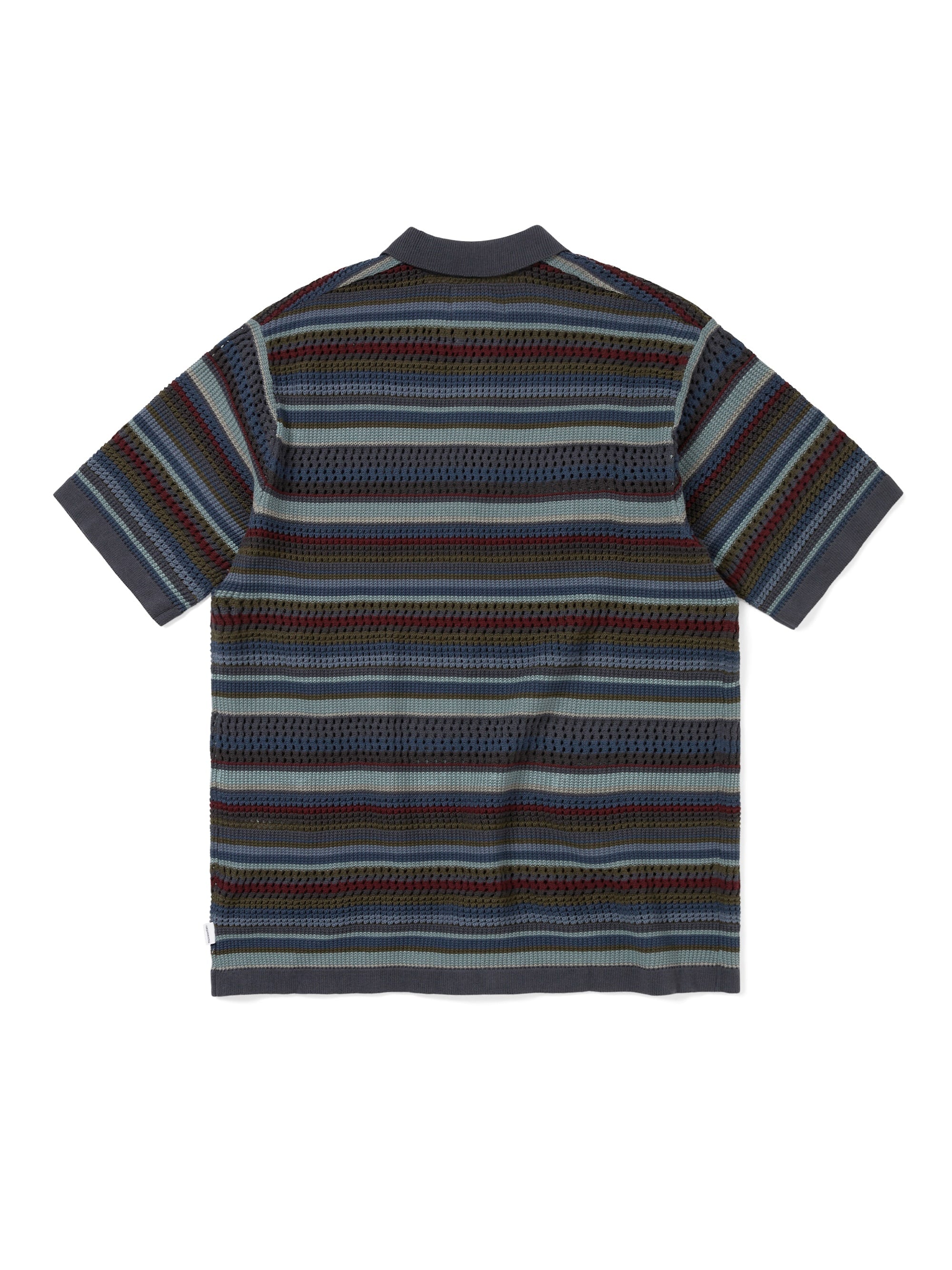 thisisneverthat - Striped S/S KnIt Polo (Dark Navy) product image 3 | TRAB K-Fashion Australia