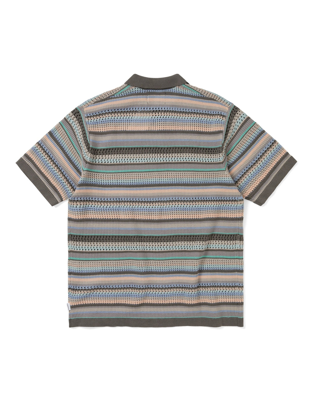 thisisneverthat - Striped S/S KnIt Polo (Grey) product image 3 | TRAB K-Fashion Australia