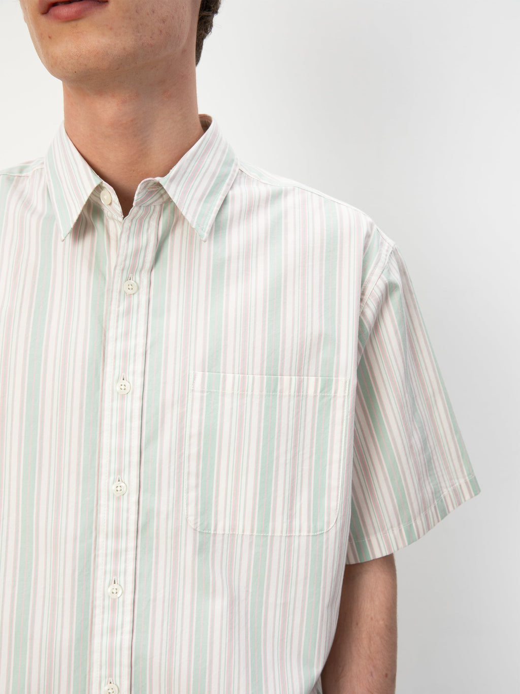 thisisneverthat - Striped S/S Shirt (Green) product image 6 | TRAB K-Fashion Australia