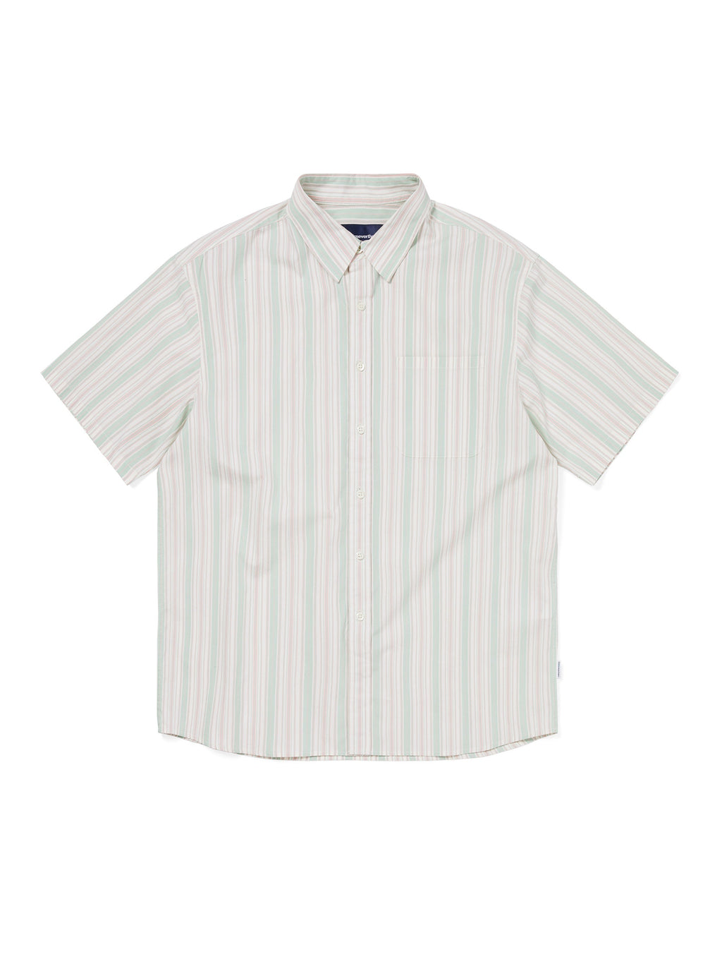 thisisneverthat - Striped S/S Shirt (Green) product image 1 | TRAB K-Fashion Australia