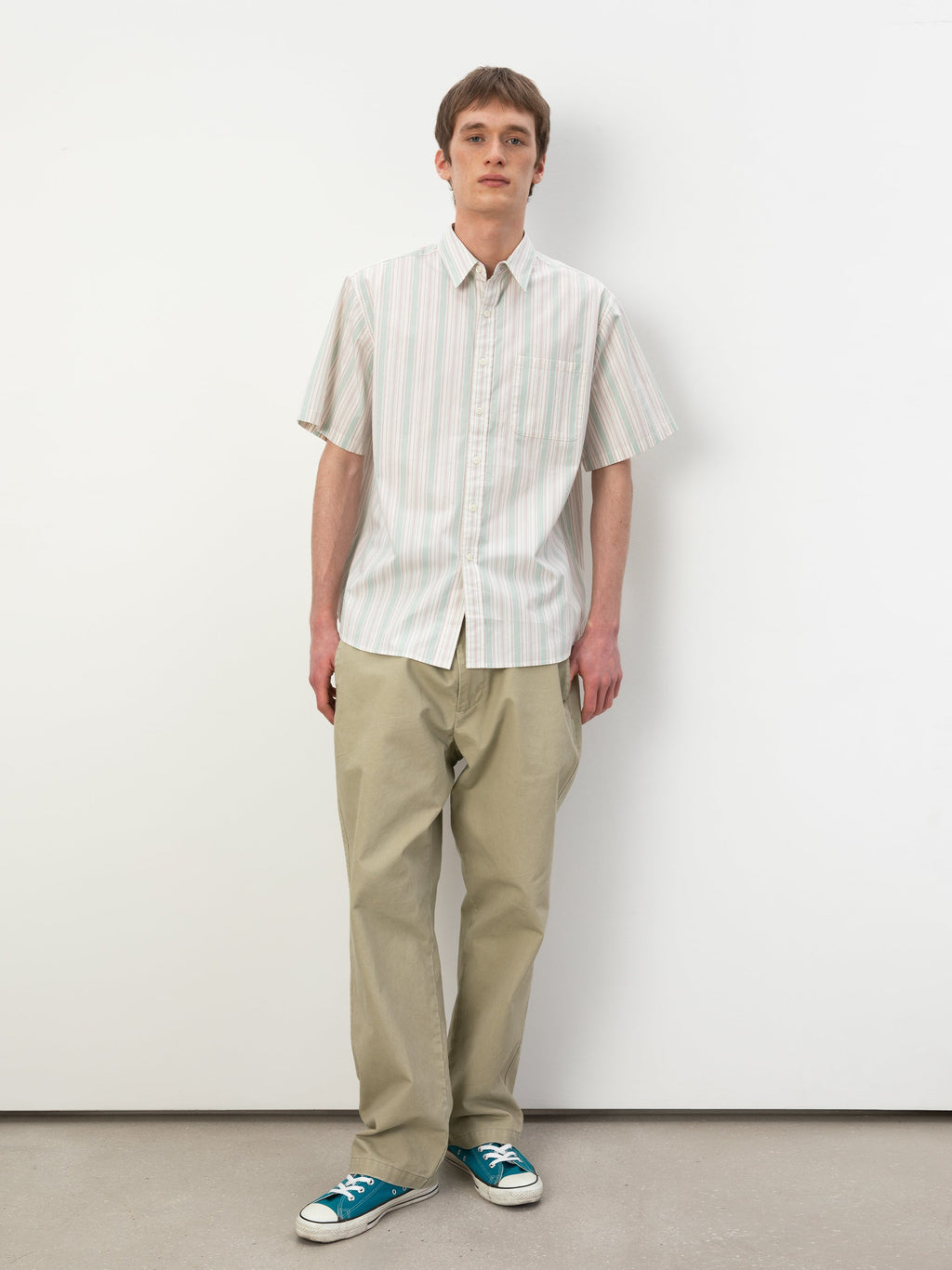 thisisneverthat - Striped S/S Shirt (Green) product image 5 | TRAB K-Fashion Australia