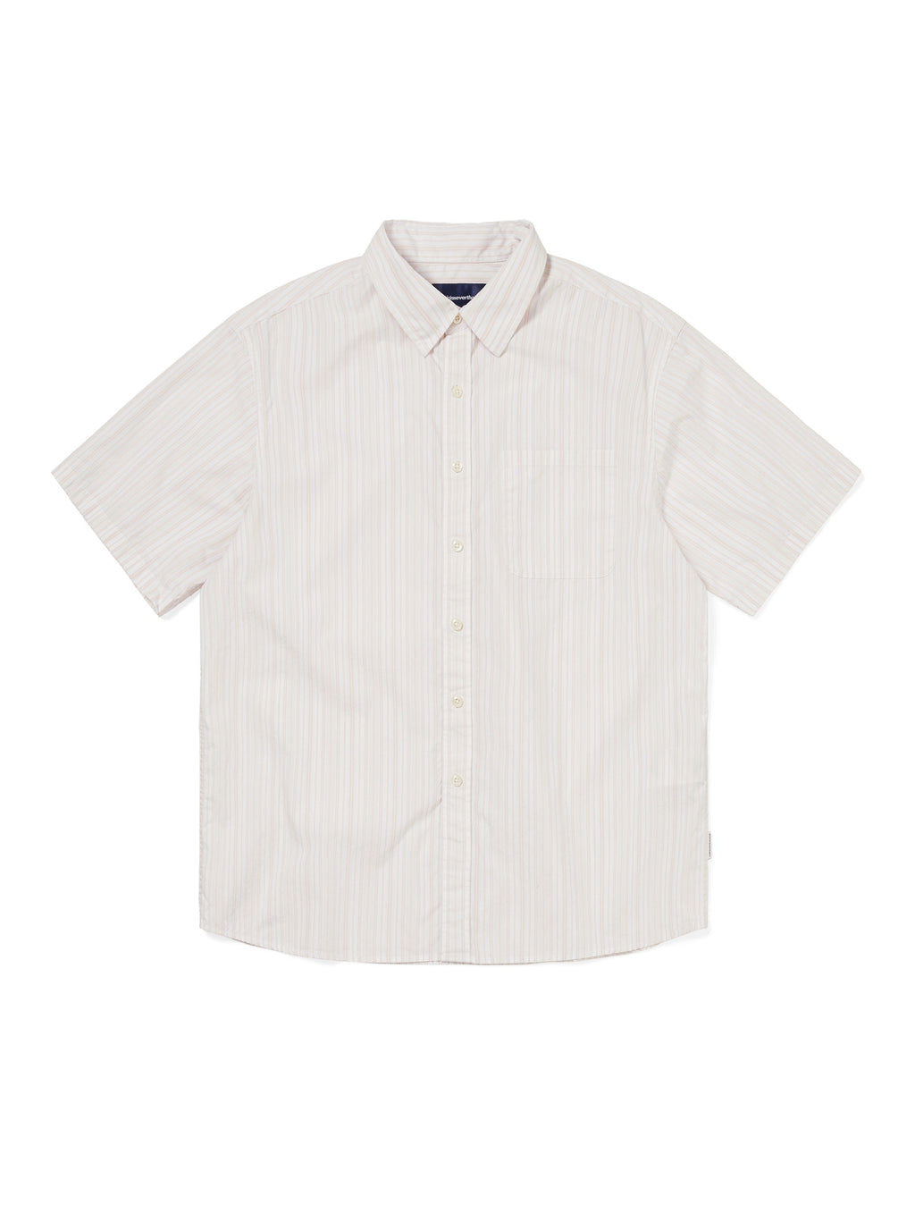 thisisneverthat - Striped S/S Shirt (White) product image 1 | TRAB K-Fashion Australia