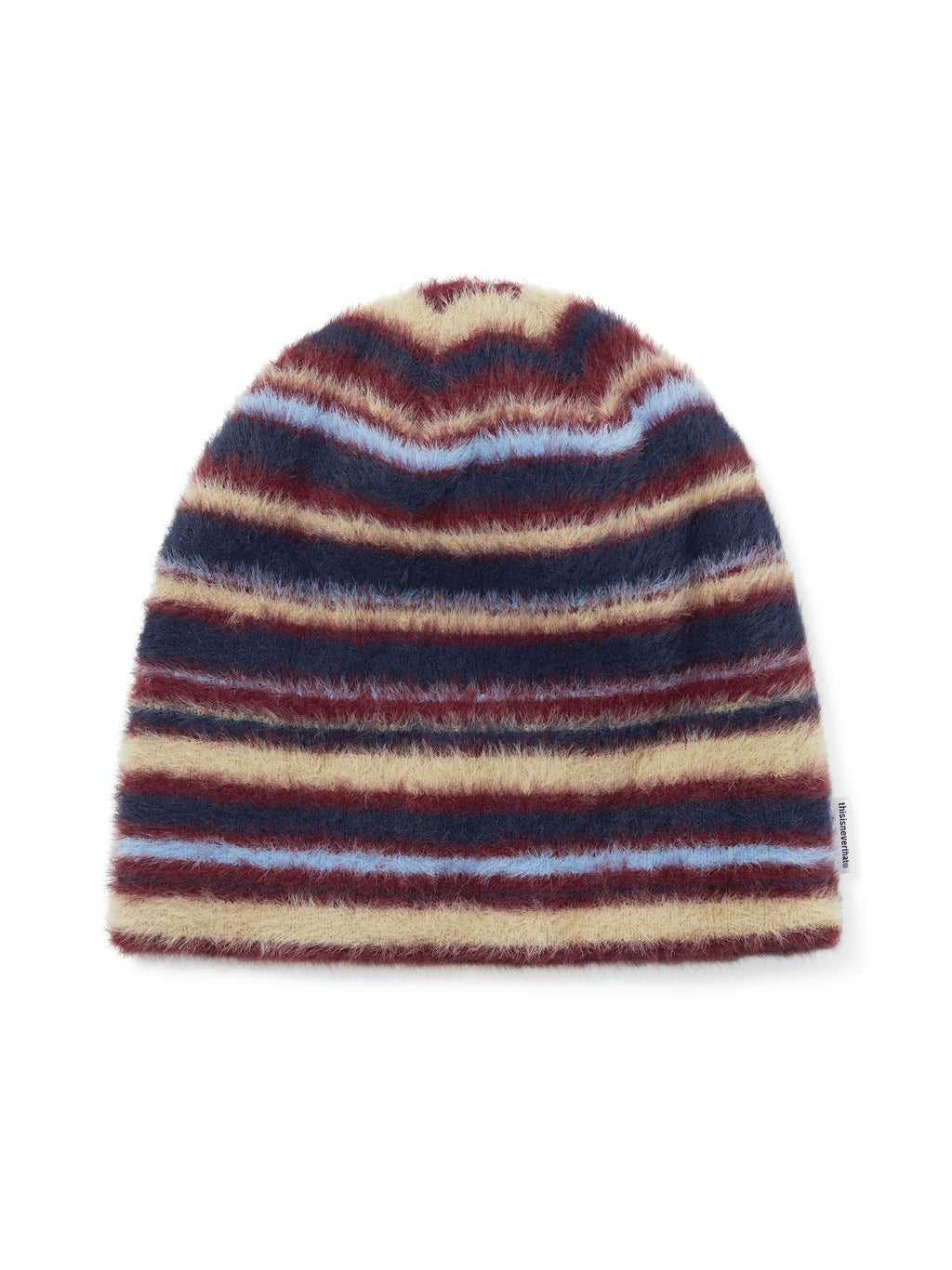 thisisneverthat - Striped Shaggy No Cuff Beanie (Navy) product image 1 | TRAB K-Fashion Australia