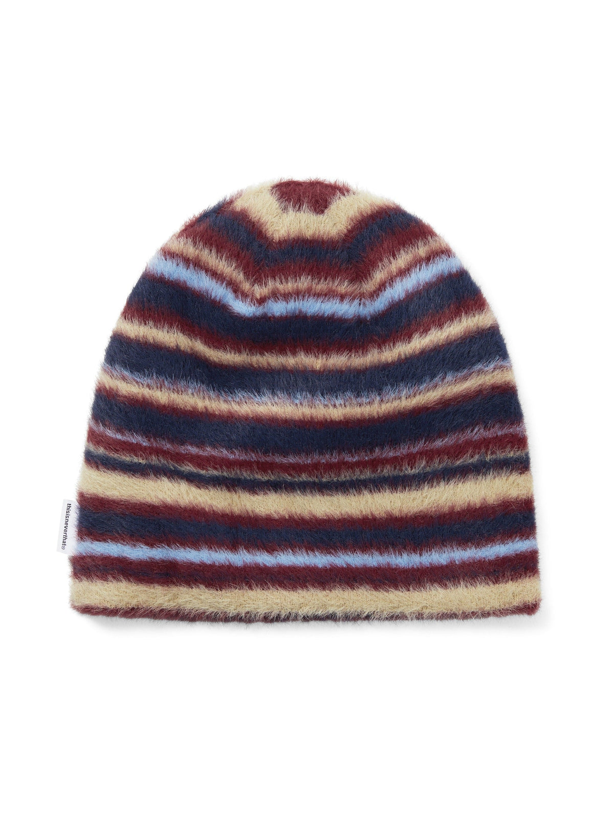 thisisneverthat - Striped Shaggy No Cuff Beanie (Navy) product image 2 | TRAB K-Fashion Australia