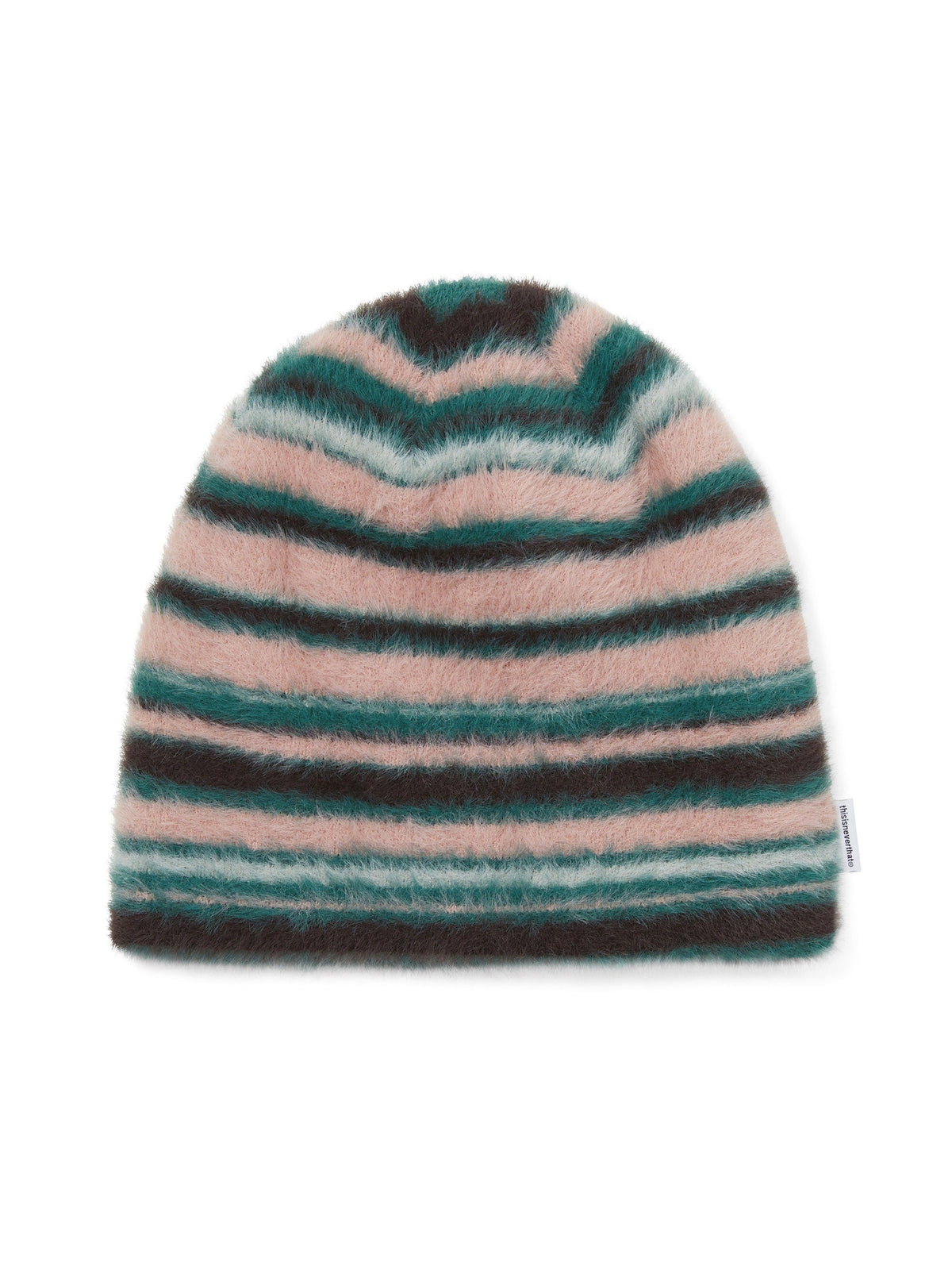 thisisneverthat - Striped Shaggy No Cuff Beanie (Pink) product image 1 | TRAB K-Fashion Australia