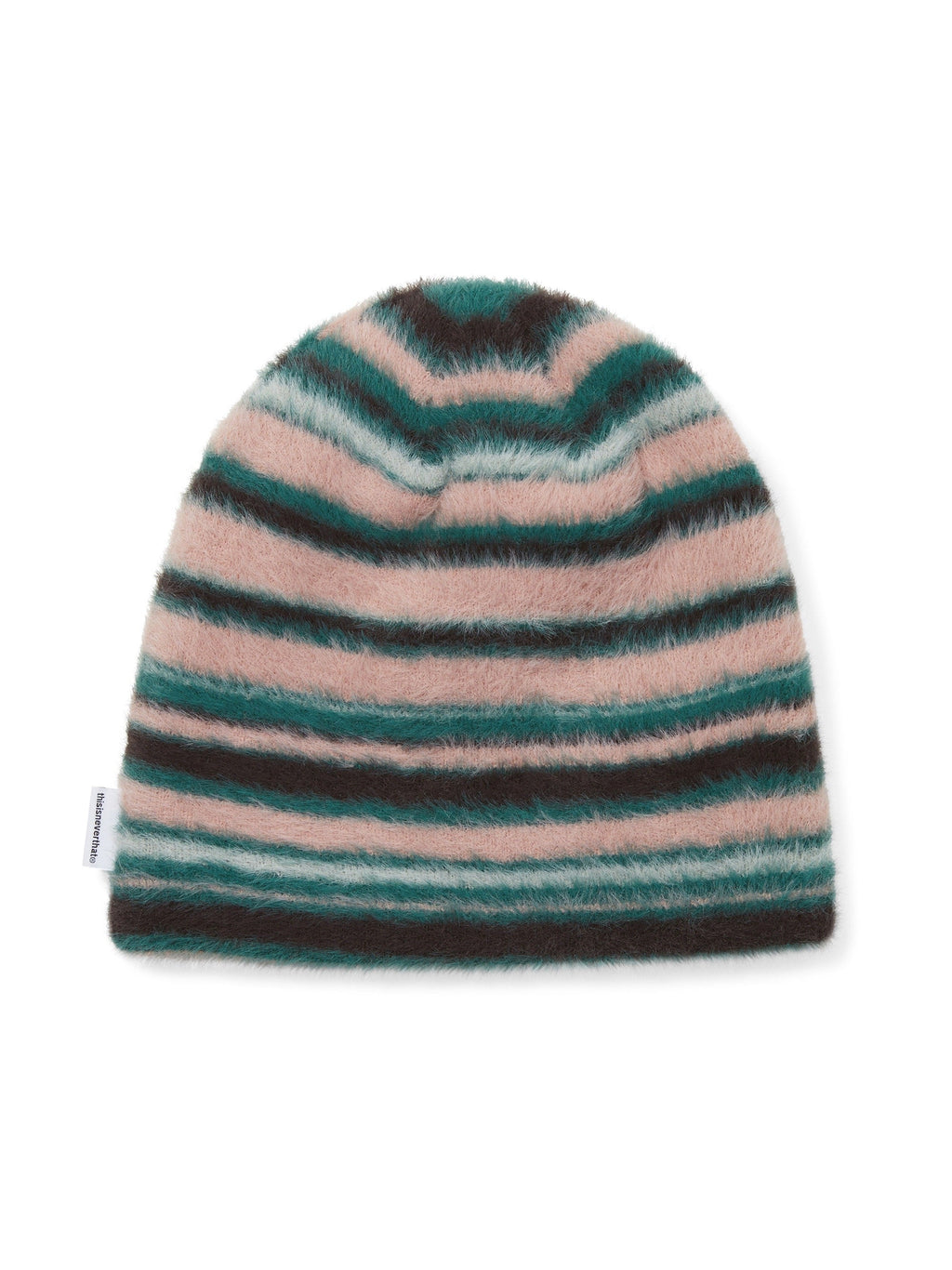 thisisneverthat - Striped Shaggy No Cuff Beanie (Pink) product image 2 | TRAB K-Fashion Australia