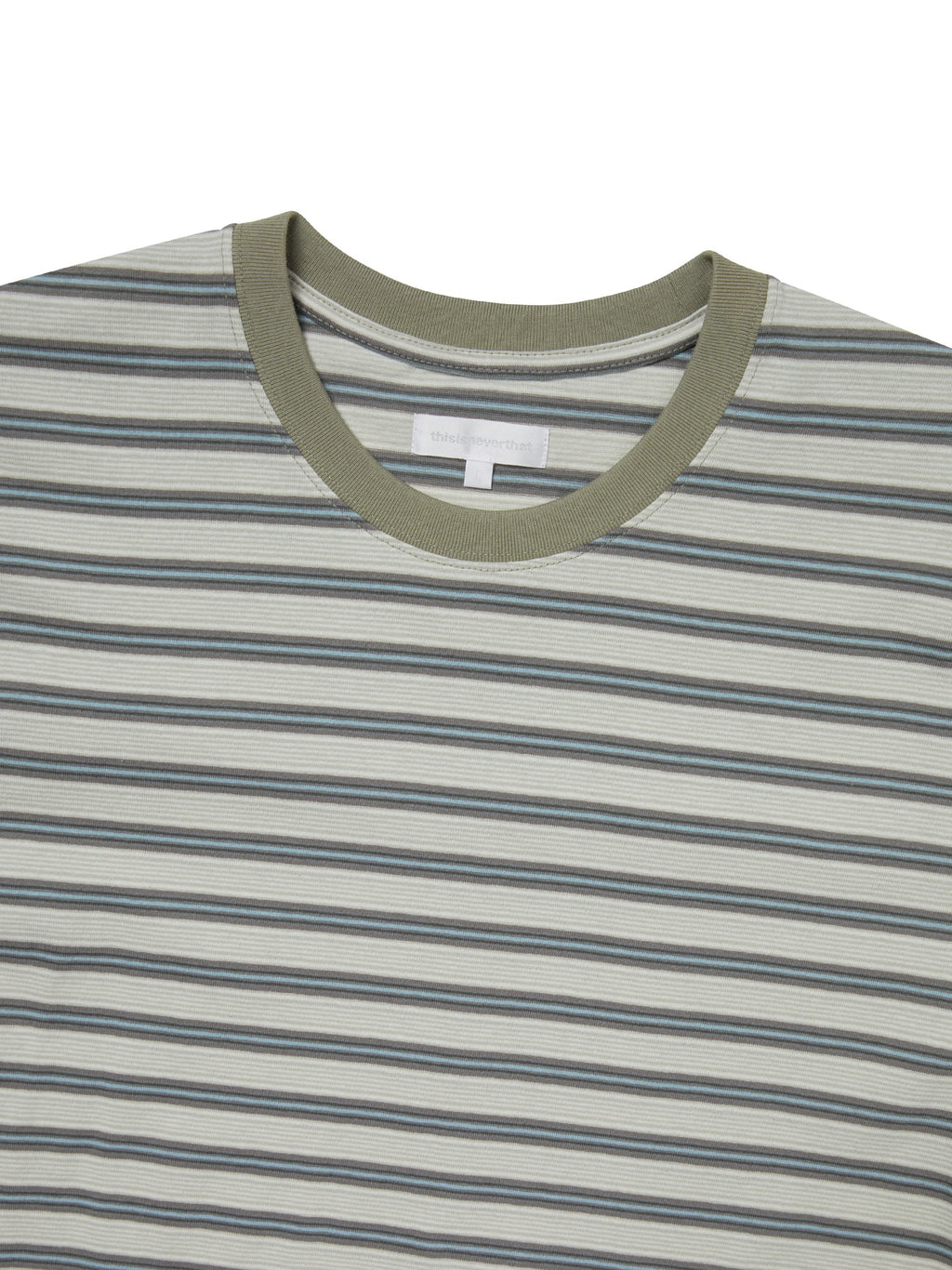 thisisneverthat - Striped Tee (Ivory) product image 2 | TRAB K-Fashion Australia