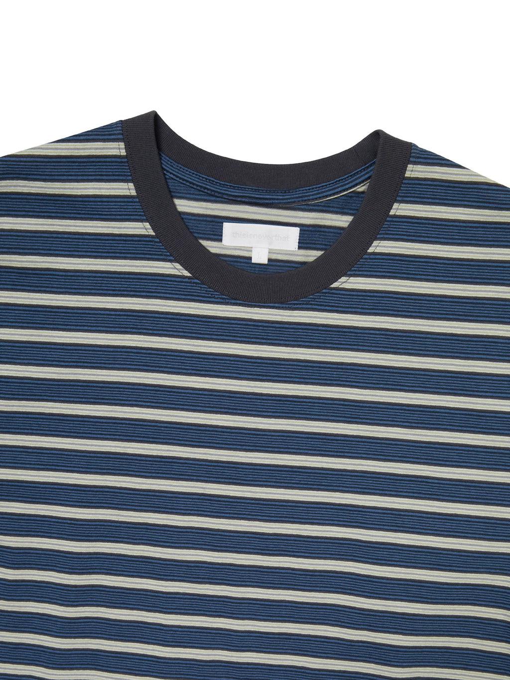thisisneverthat - Striped Tee (Navy) product image 2 | TRAB K-Fashion Australia